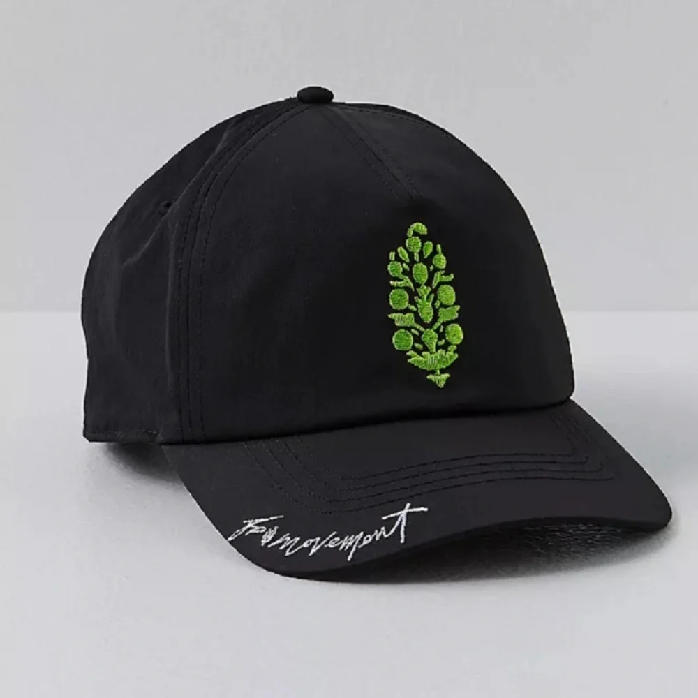NWT Free People FP Movement Go Big Nylon Logo Baseball Hat